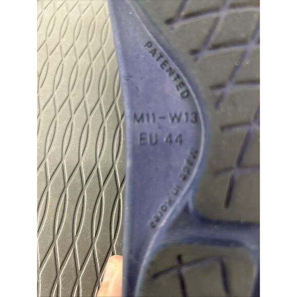 OOFOS Ooahh Sport Sandal Mens Sz 11/W13 Recovery Comfort Slip-On Slide Navy Blue - Picture 8 of 9